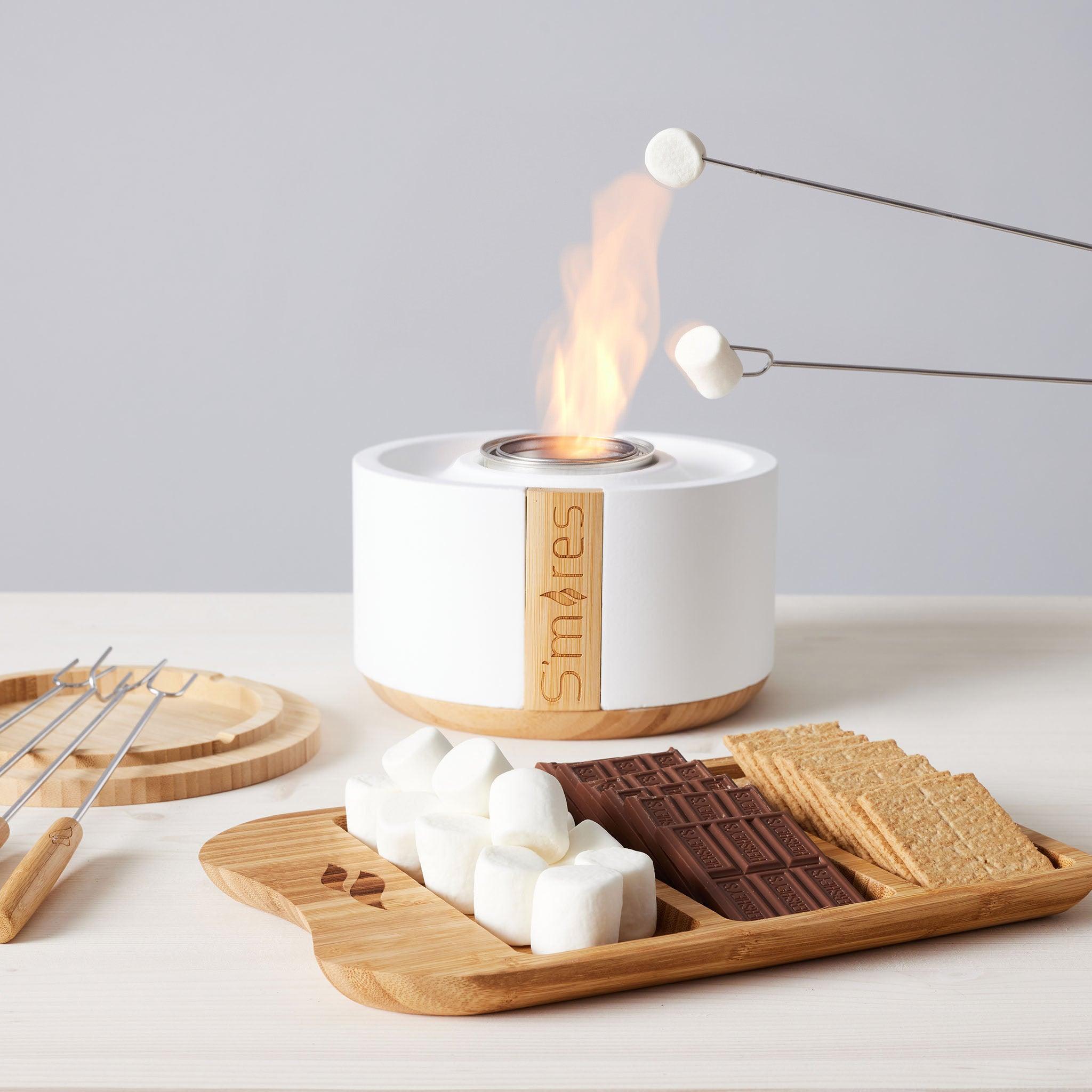 Solo Stove - S'Mores Deluxe Fire Bowl Gift Set White 1