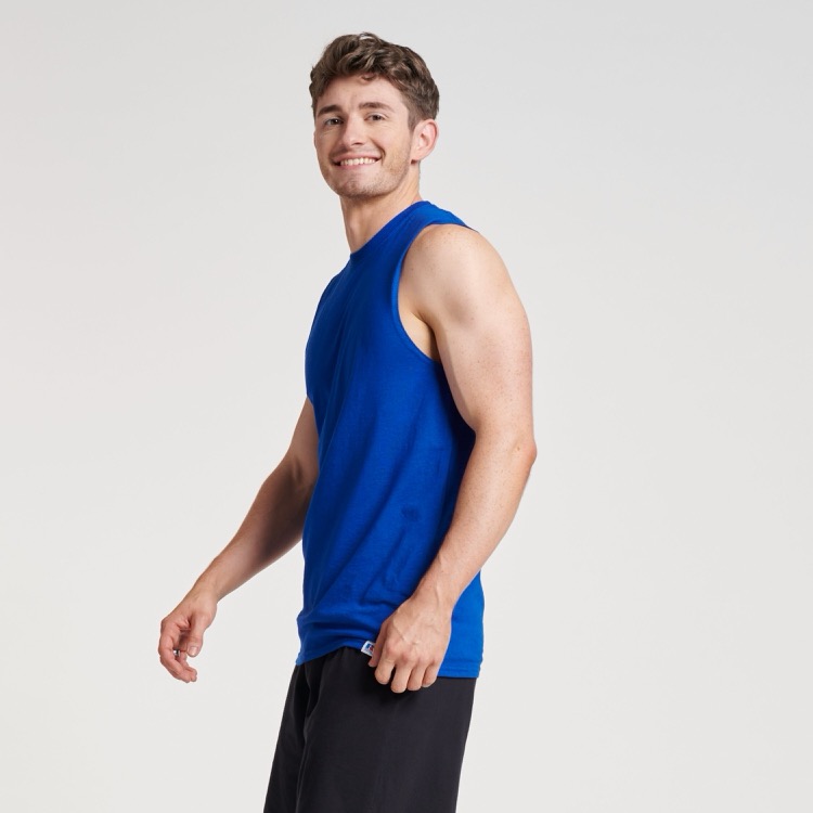 RUSSELL ATHLETIC DRI-POWER® CVC Performance Unisex Muscle T-Shirt 26