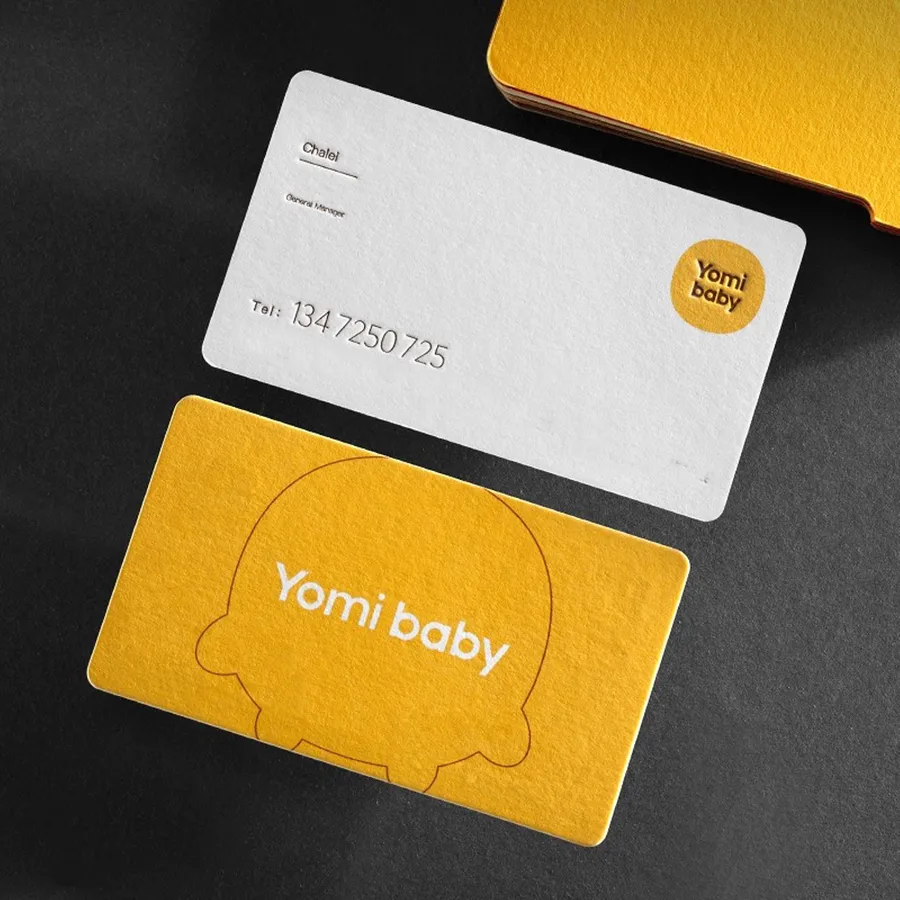 Rounded Rectangular Corner Business Card 7