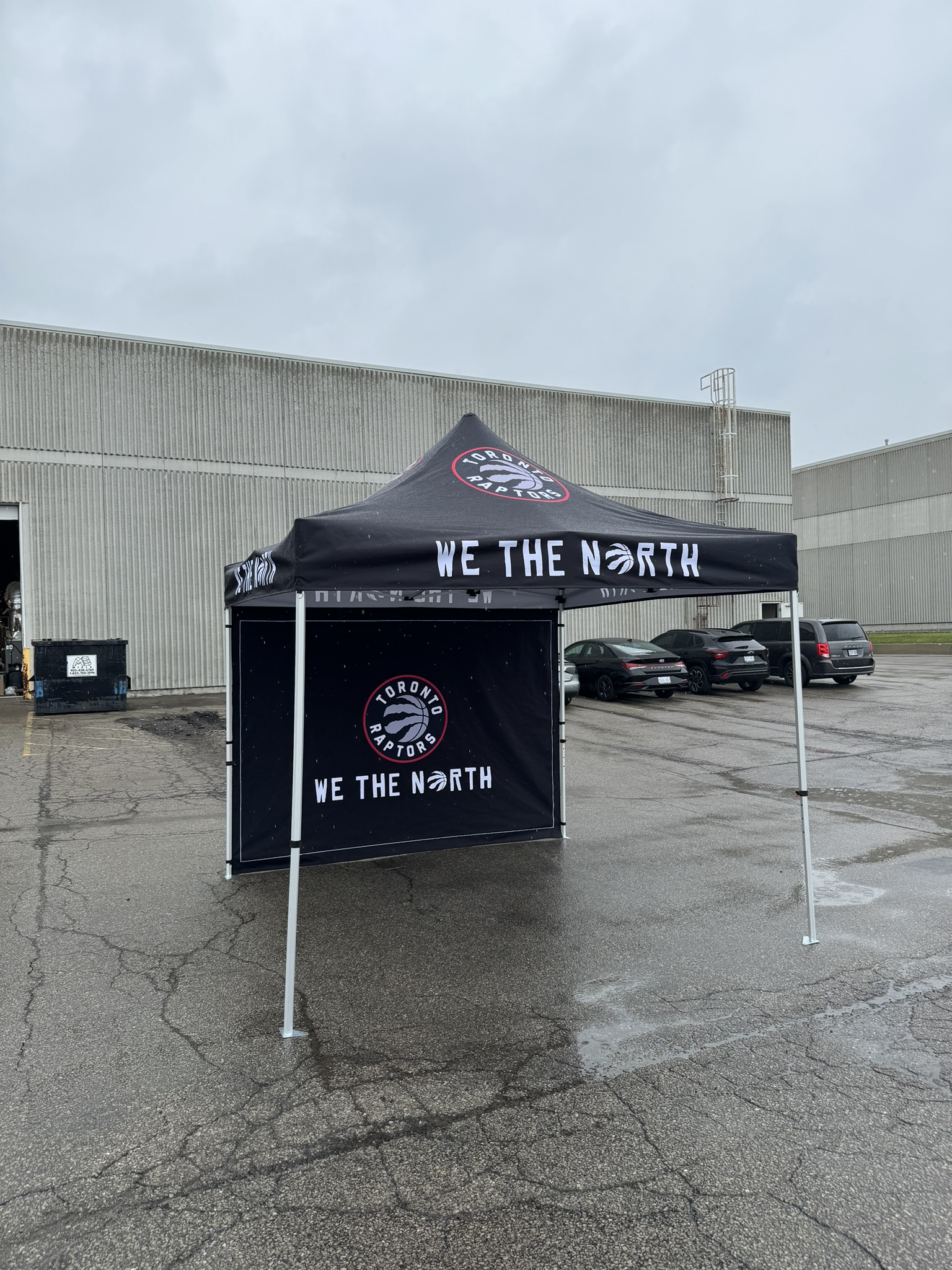 48 Hr Quick Ship - Full Back Wall for 10x10 Tent Kit, Sublimated, Double Sided Print 14