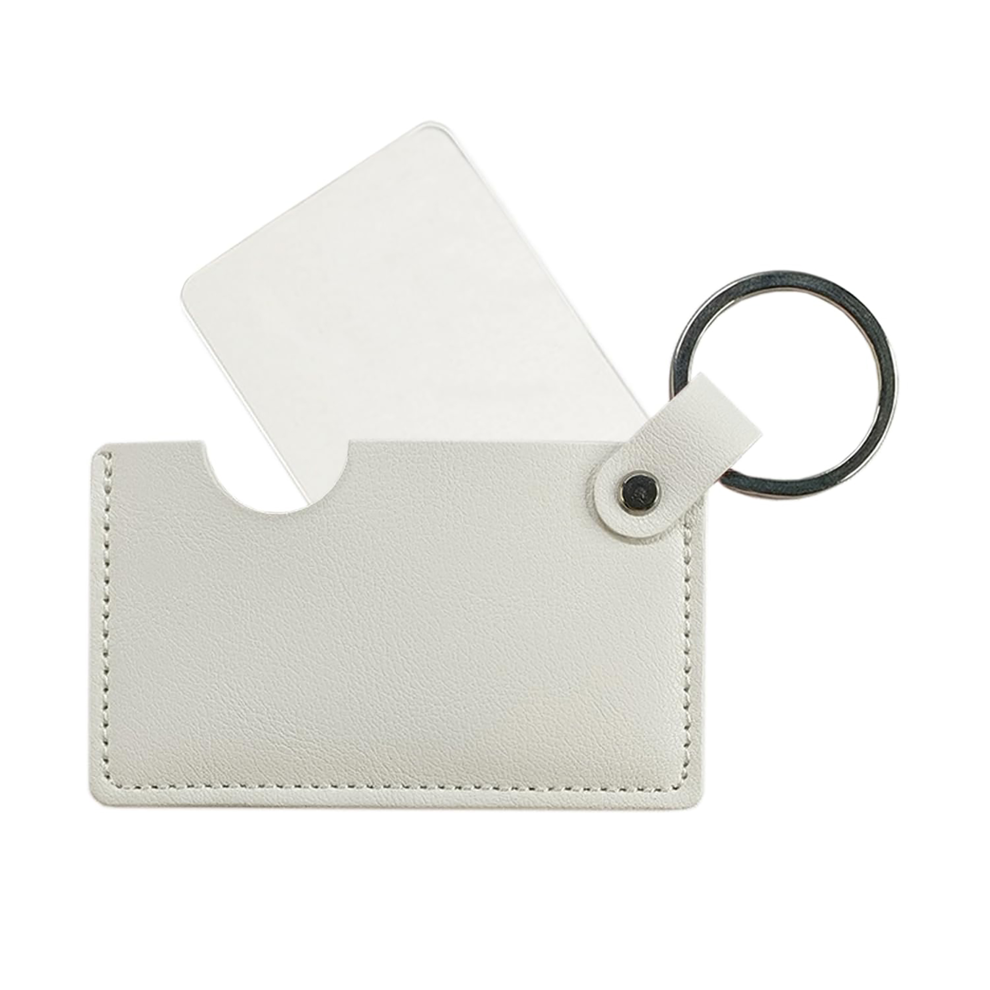 PU Leather Mirror Keychain 6