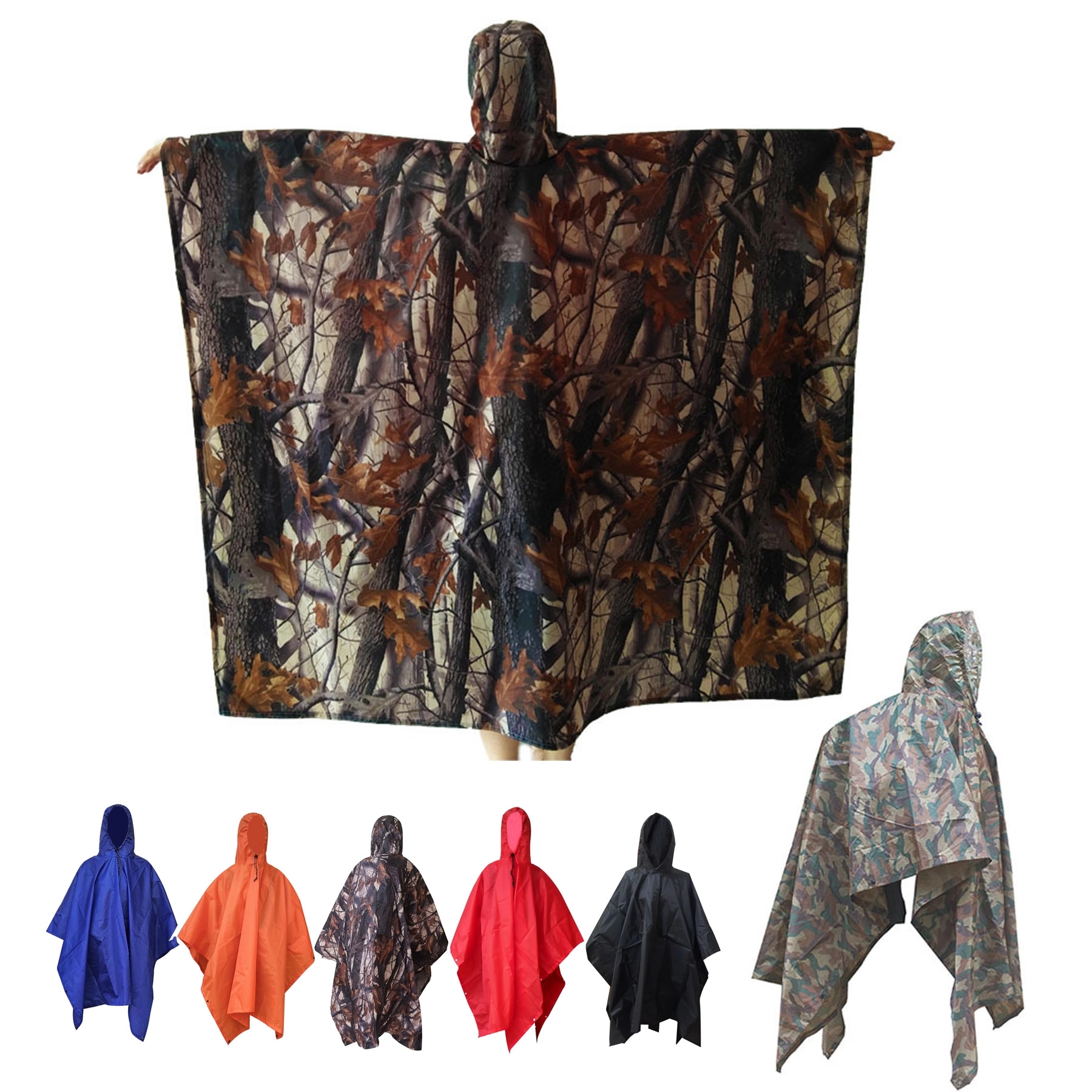 3-in-1 Multi-Function Raincoat Mat Tent 3
