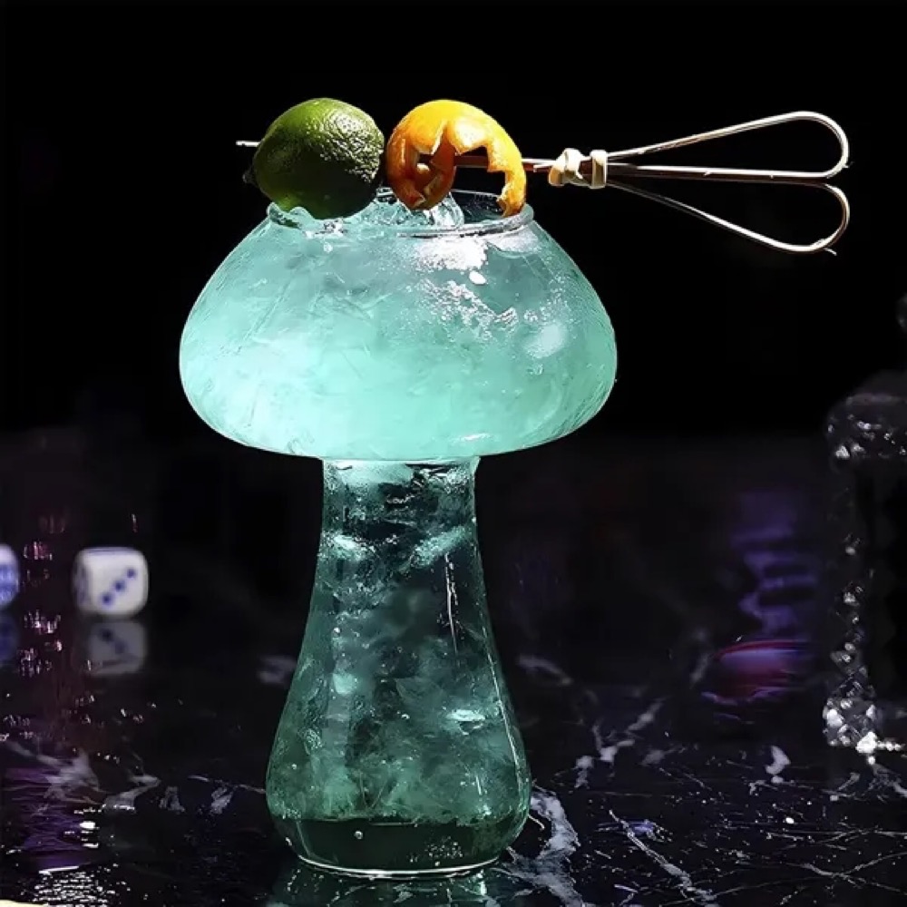 Mushroom Wine Glass Cocktail 2