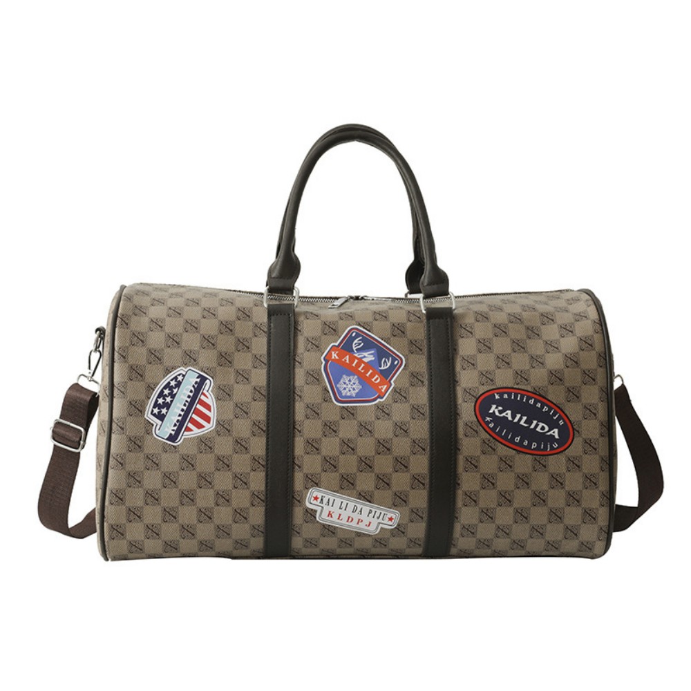 PU Leather Gym Sport Travel Duffel Bag 4