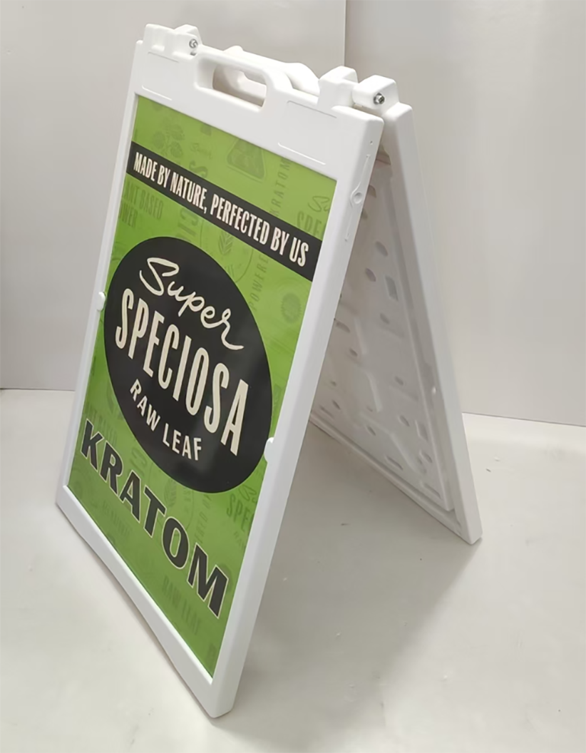 Plastic Signage A-Frame Double-Sided Poster Stand 1