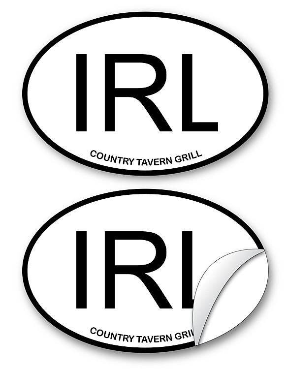Sticker / Decal - UV-Coated Vinyl - 6x4 Oval Shape 2