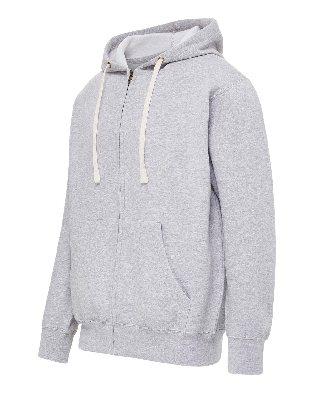 Unisex Vintage Fleece Full-Zip Hooded Sweatshirt - 22132 23