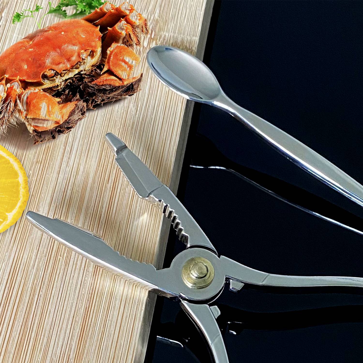 2pcs Professional Crab Eating Tools Shell Removal Set 6