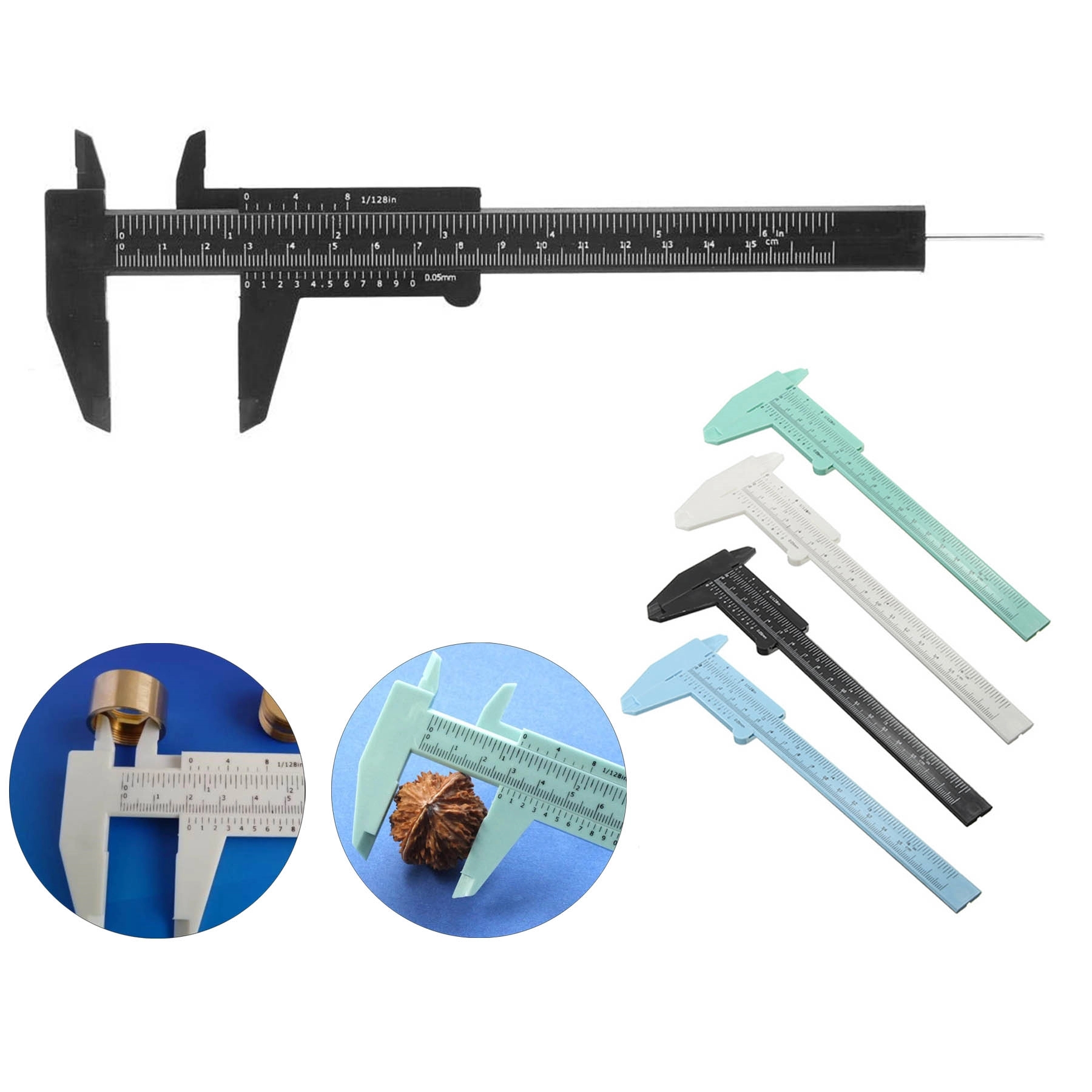 Plastic Vernier Caliper Gauge Measuring Tool 1