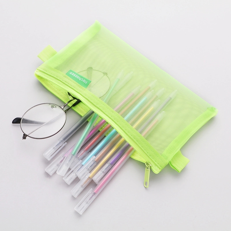 Transparent Mesh Pencil Bag 3