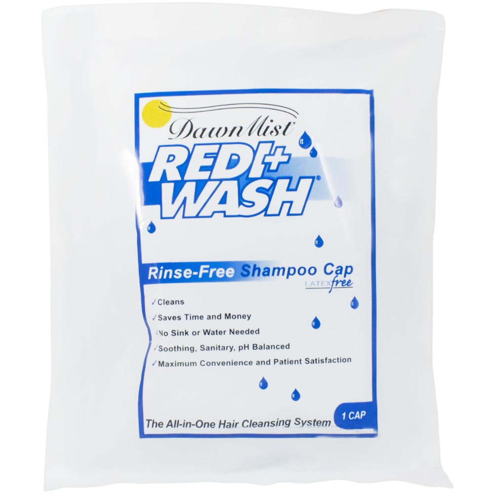 Redi+Wash Shampoo Cap - Rinse-Free Individually Wrapped 2