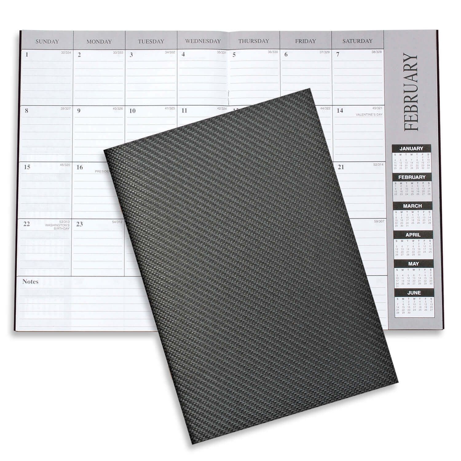 Monthly Desk Planner - Leatherette 25
