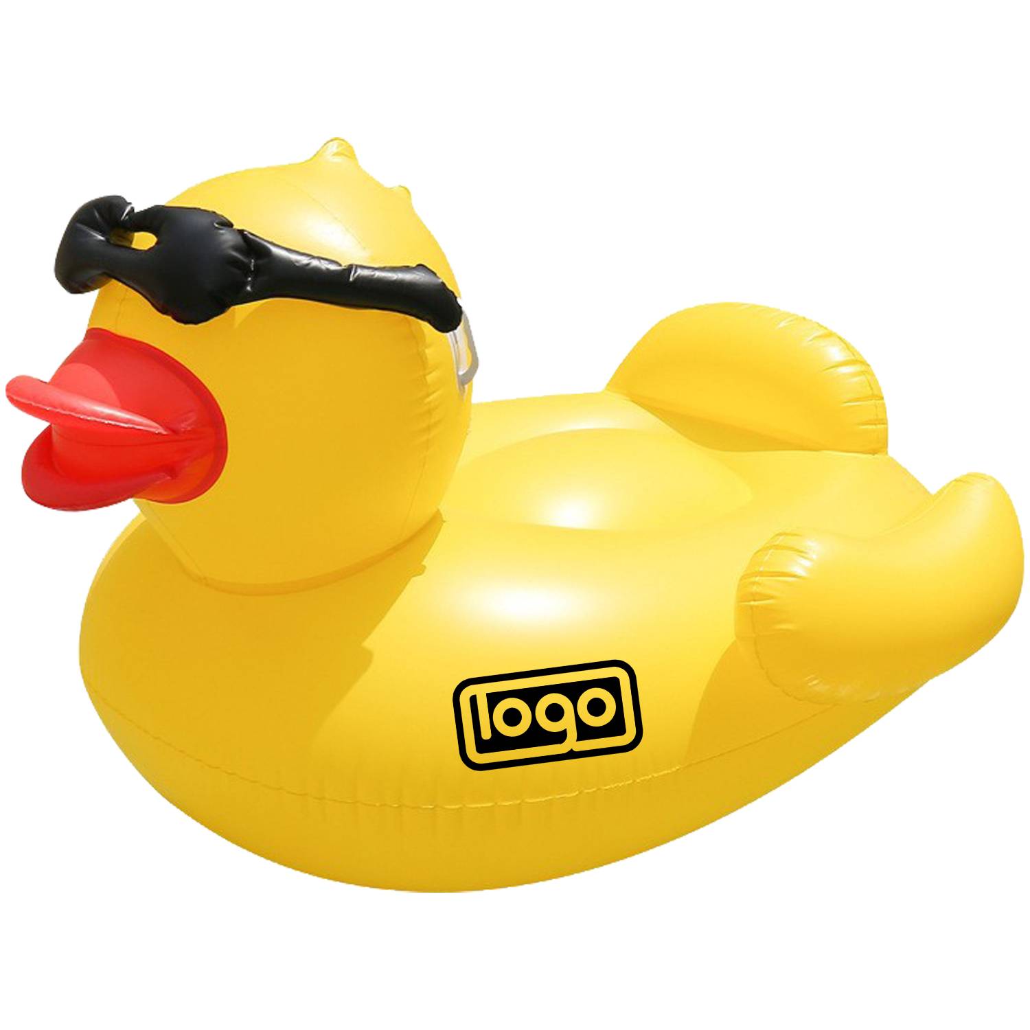Inflatable Big Duck Pool Float w/ Sunglasses 5