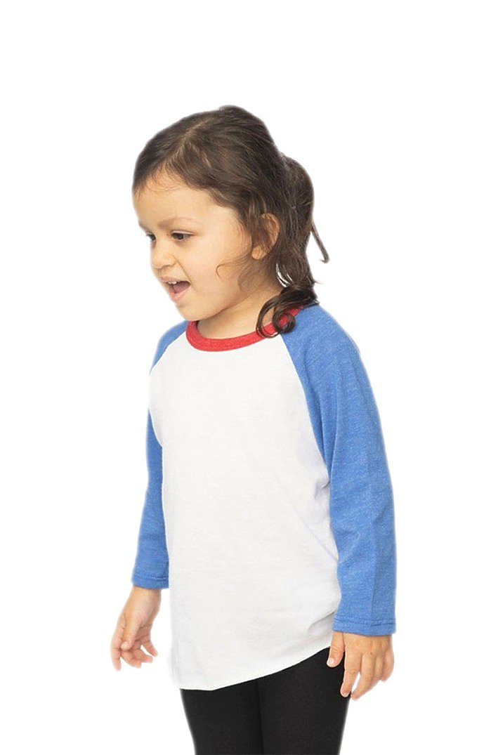 Toddler Americana Raglan Baseball Shirt 1
