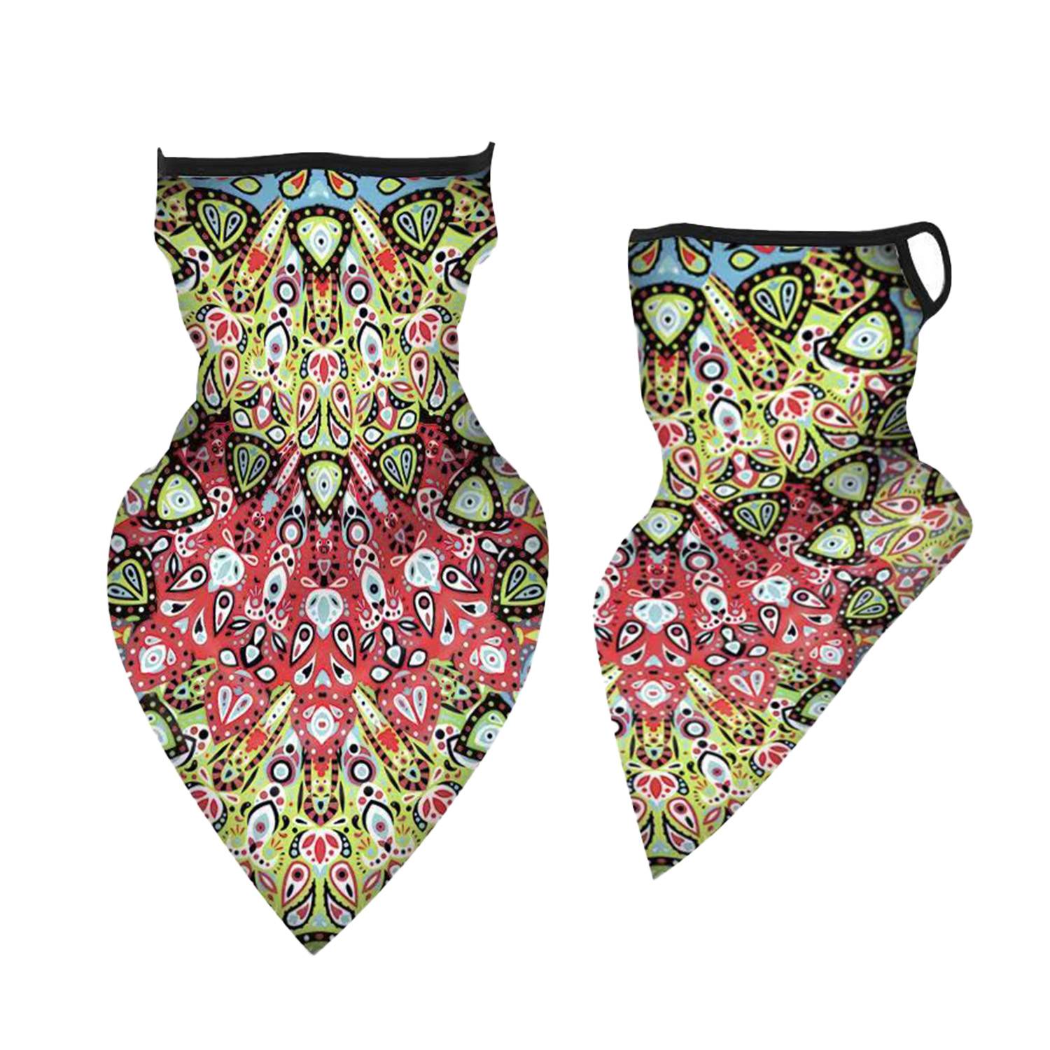Polyester Ear Hanging Triangle Scarf Sun Protection Mask 6