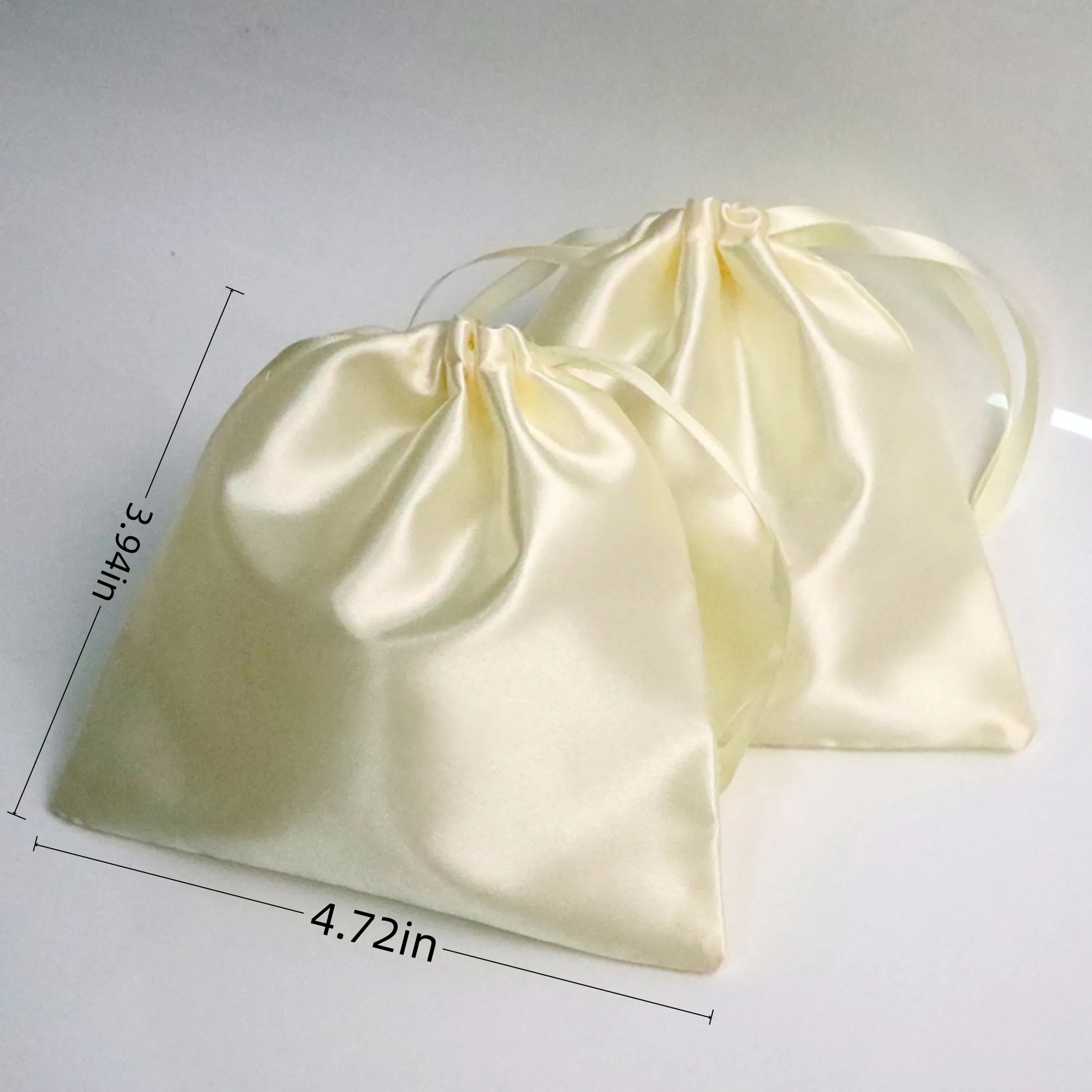 Custom satin drawstring jewelry bag 2