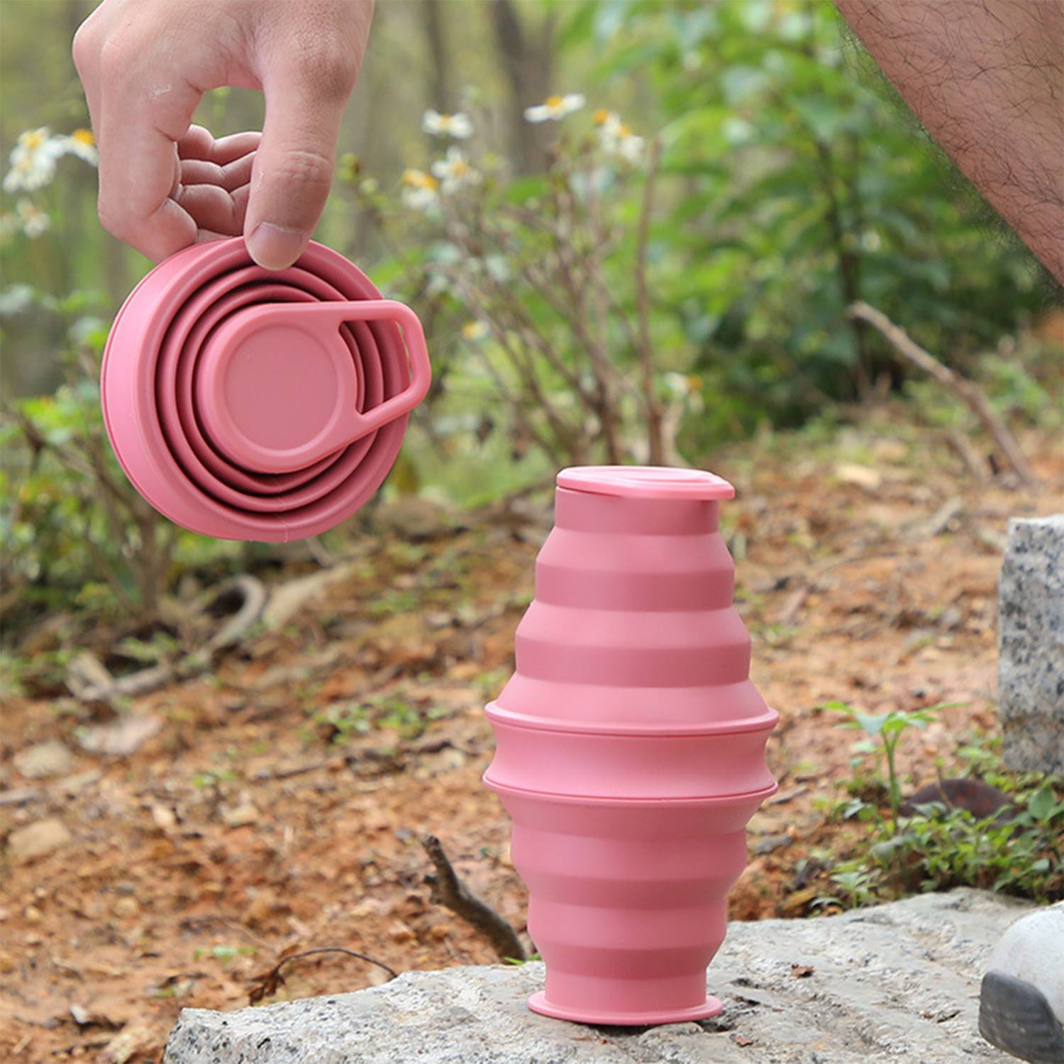 Silicone Foldable Water Bottles for Travel 3