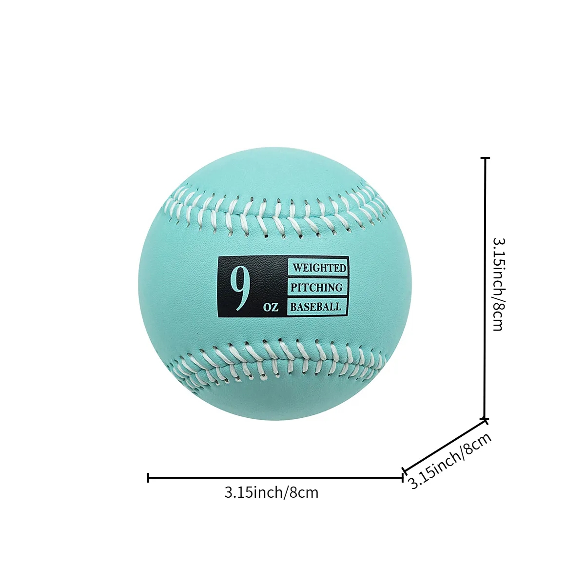 Weighted Baseball for Pitching Training 7