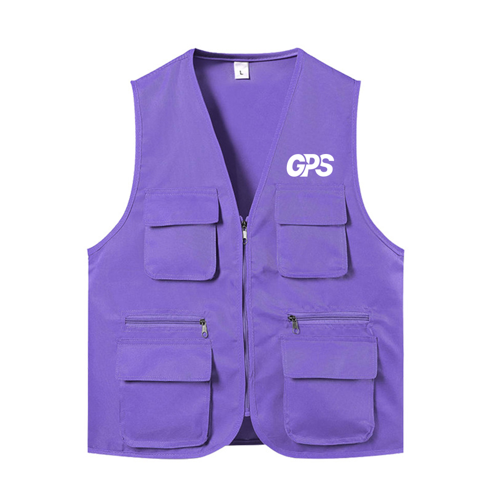 Lightweight outdoor terylene activity vest 9