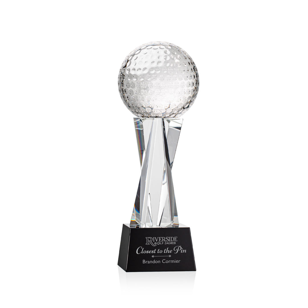 Golf Ball Award on Grafton Base - Black 11