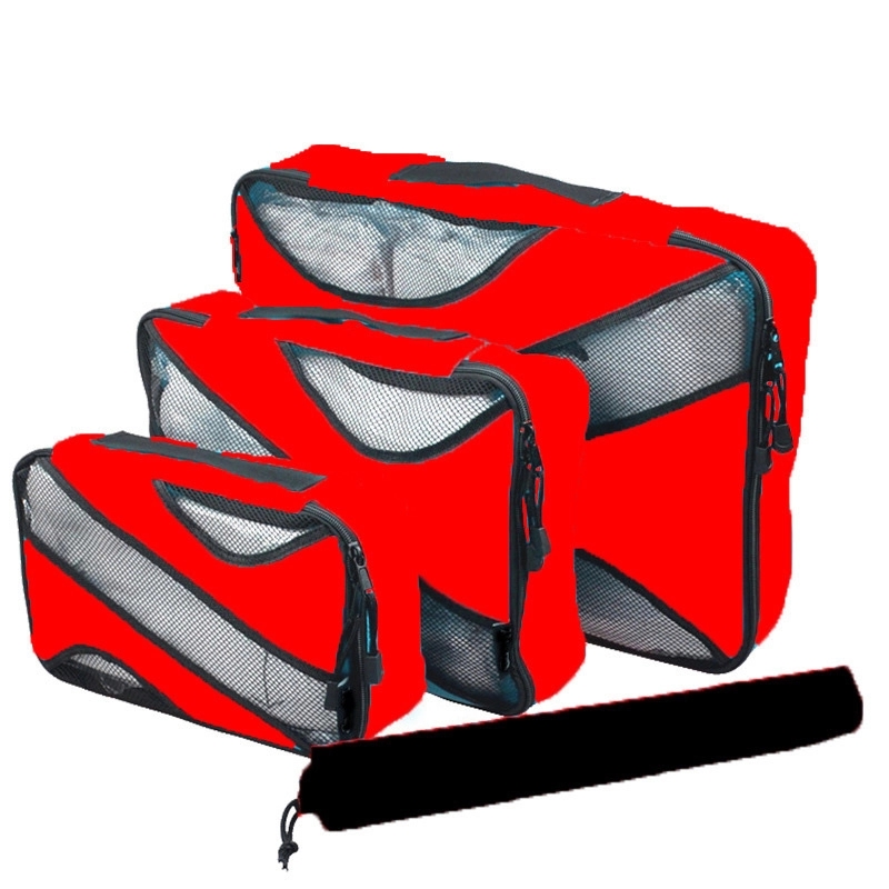 Custom 4 Set Durable Travel Luggage Packing Organizers 8
