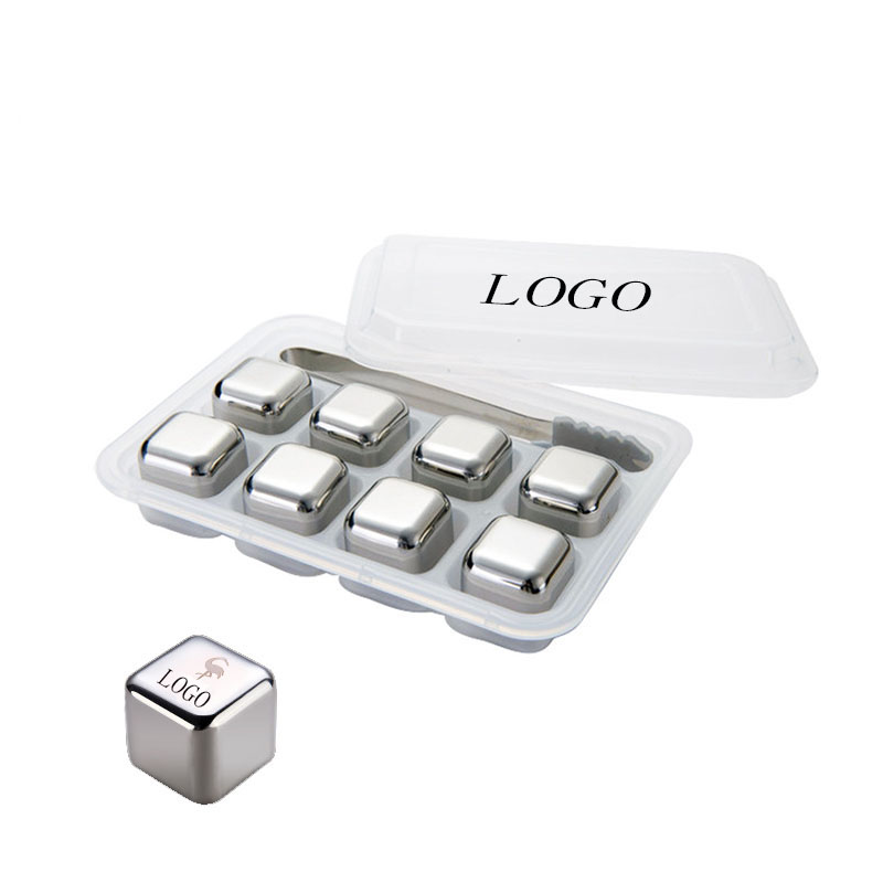 Bar stainless steel ice cubes 2