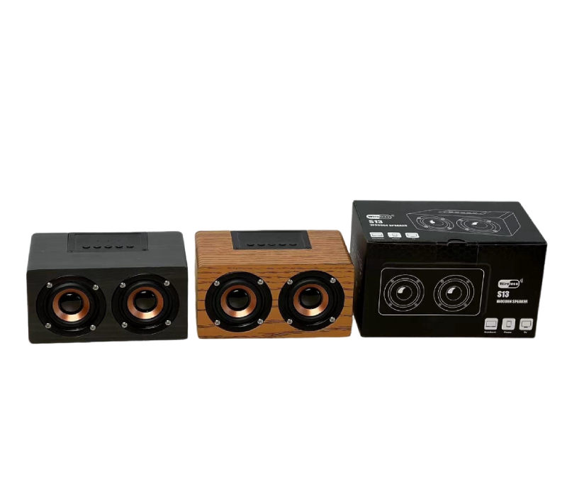 Wooden Subwoofer Wireless Bluetooth Speaker 4