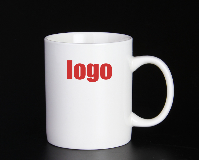 Simple Ceramic Mug With Customizable Logo 3