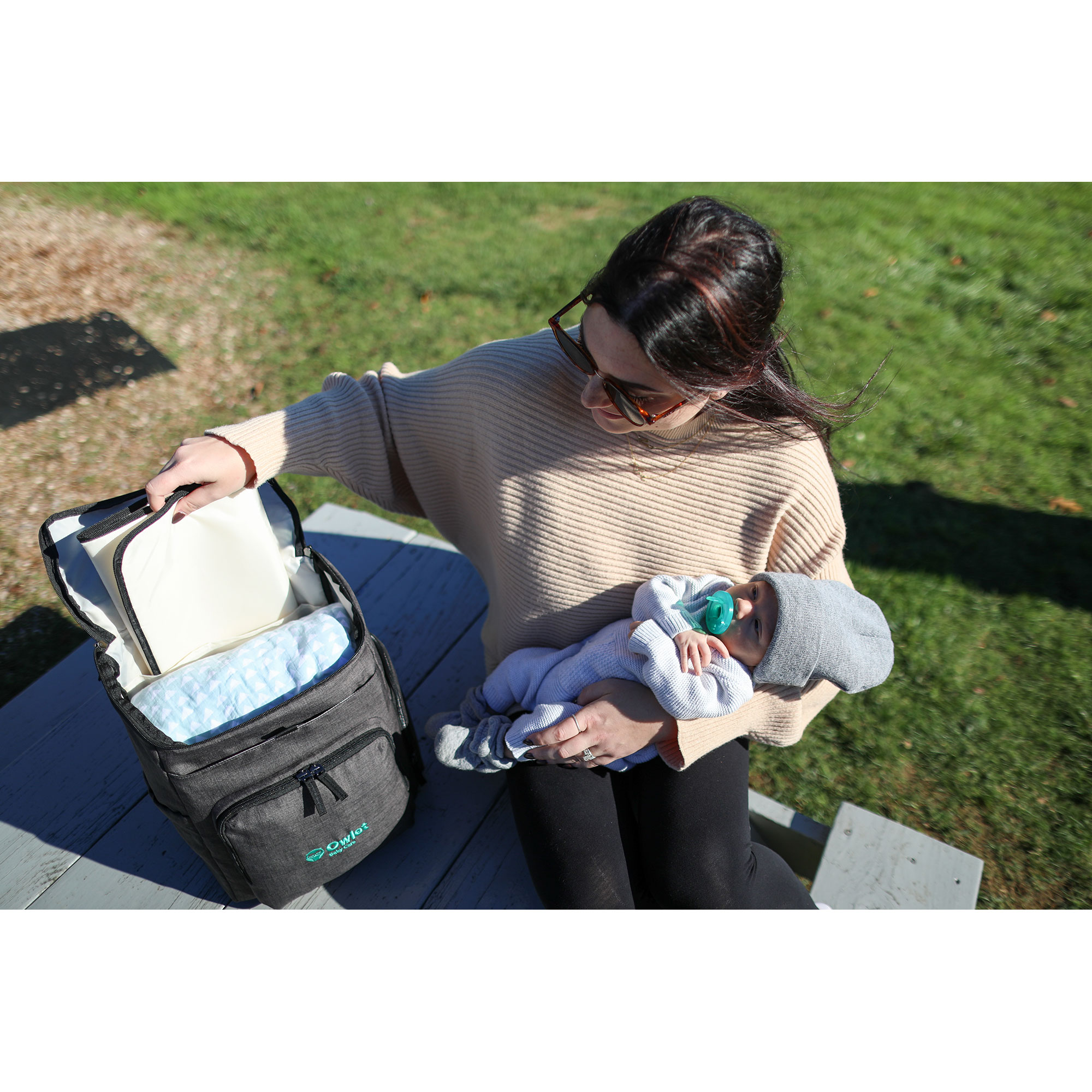 Reagan Recycled rPET Diaper Backpack 18