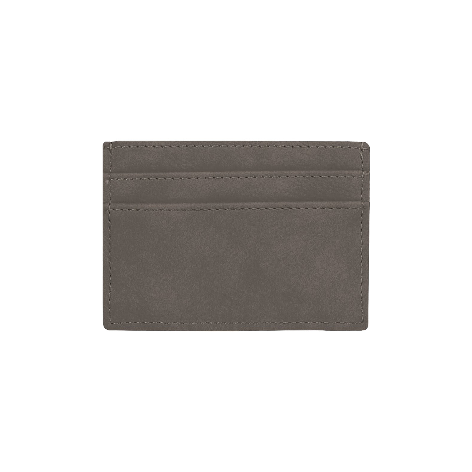 Gray Leatherette Wallet Clip 1