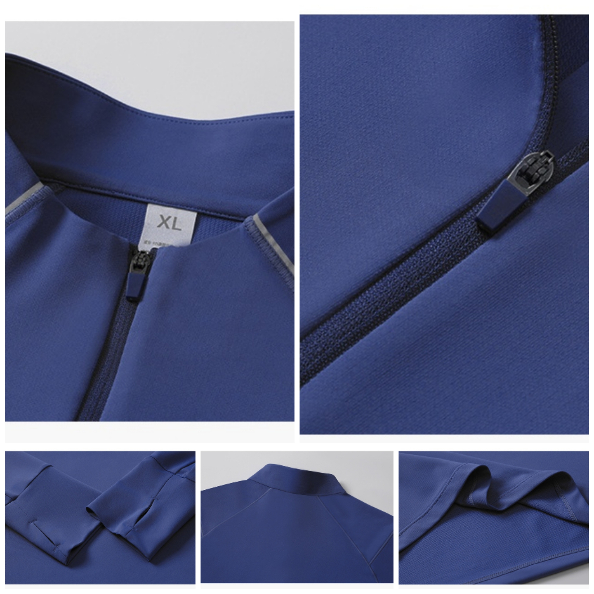 Women's Long Sleeve Quarter Zip Pullover Shirt 3