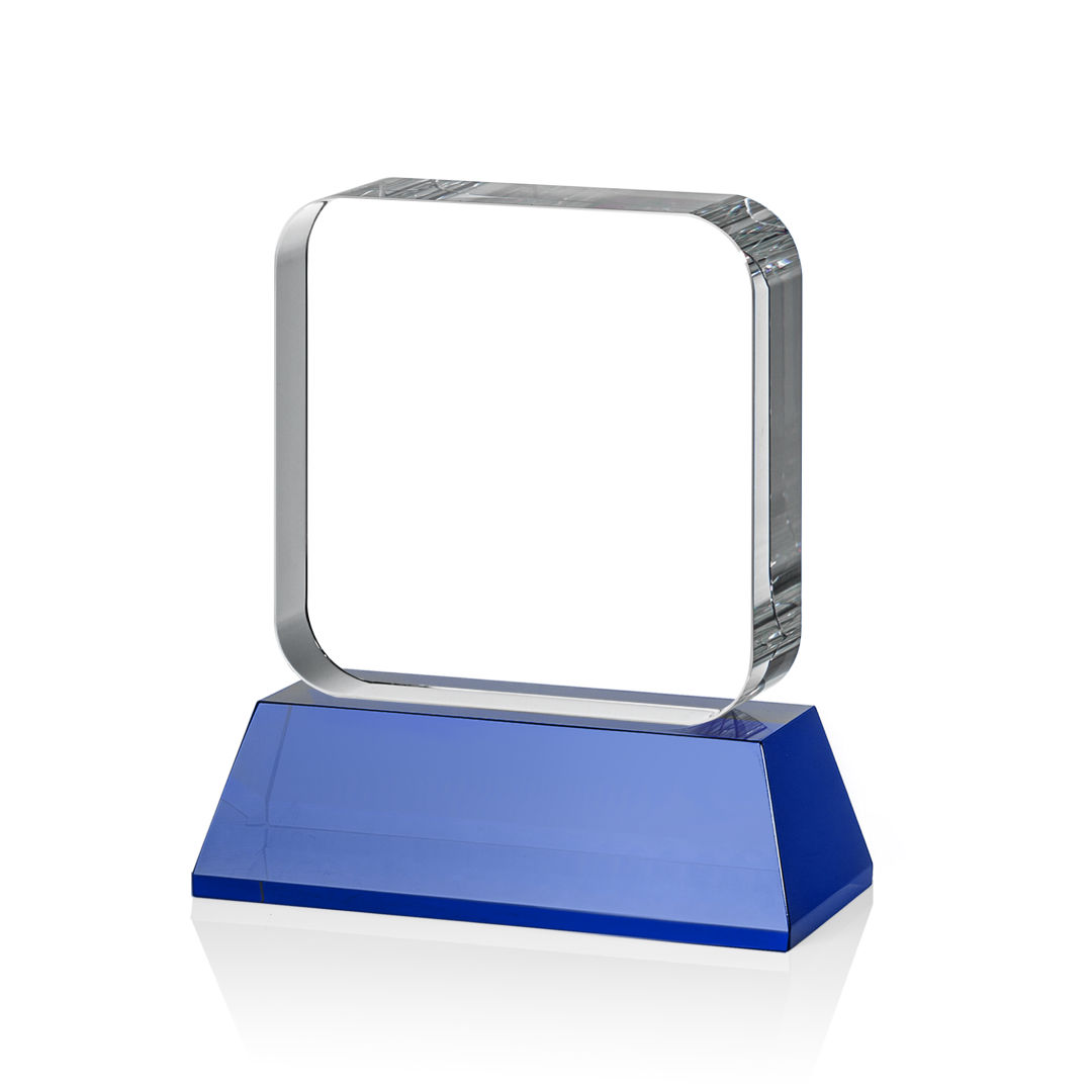 Flamborough VividPrint™ Award on Base - Blue 12