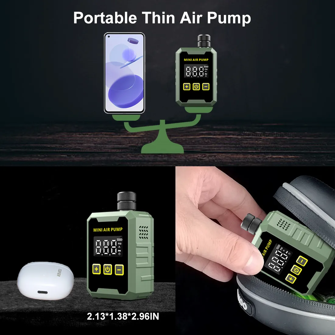 Digital Electric Bike Air Pump for Bicycle, Motorcycle,Ball 5