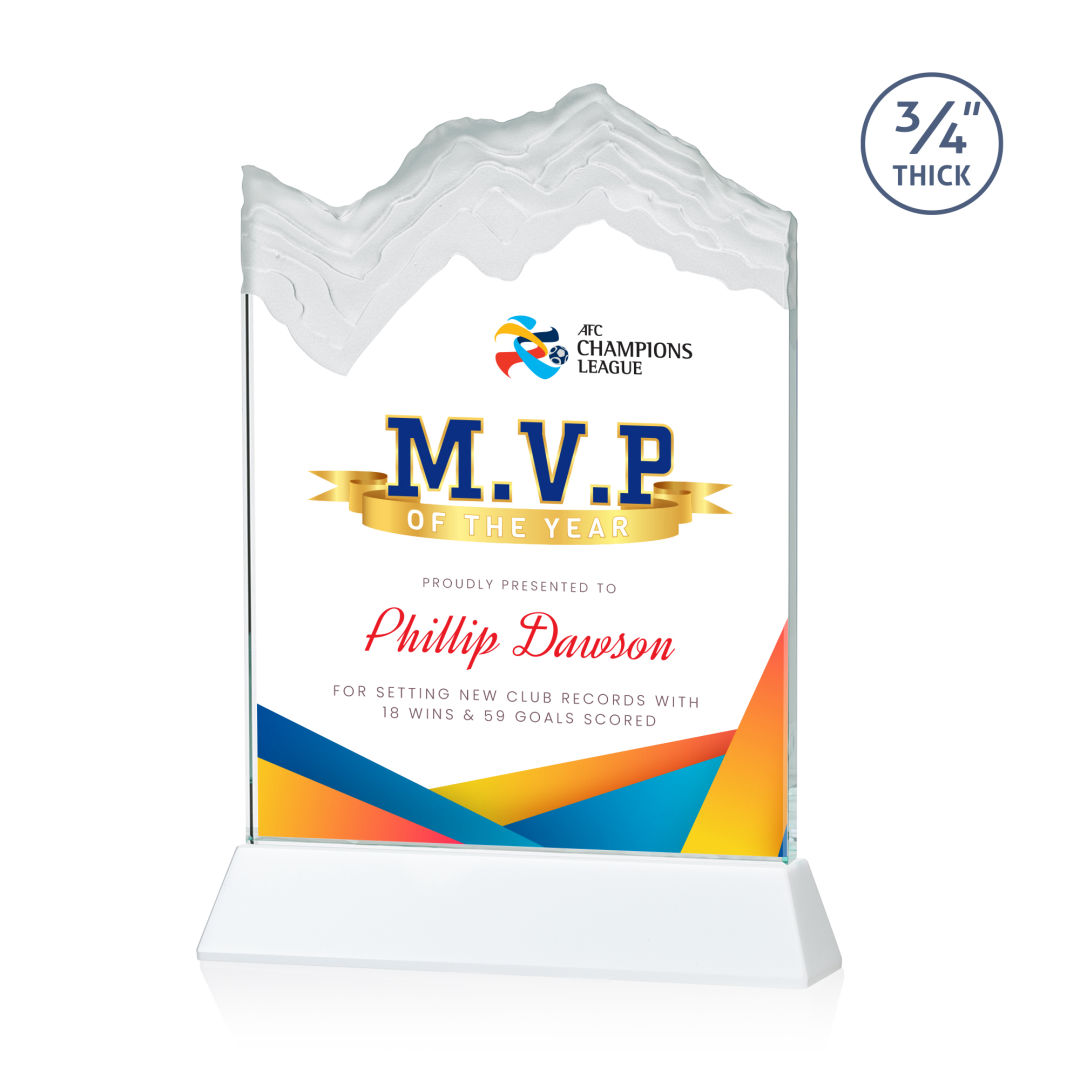 Kilimanjaro VividPrint™ Award on Newhaven - White 5
