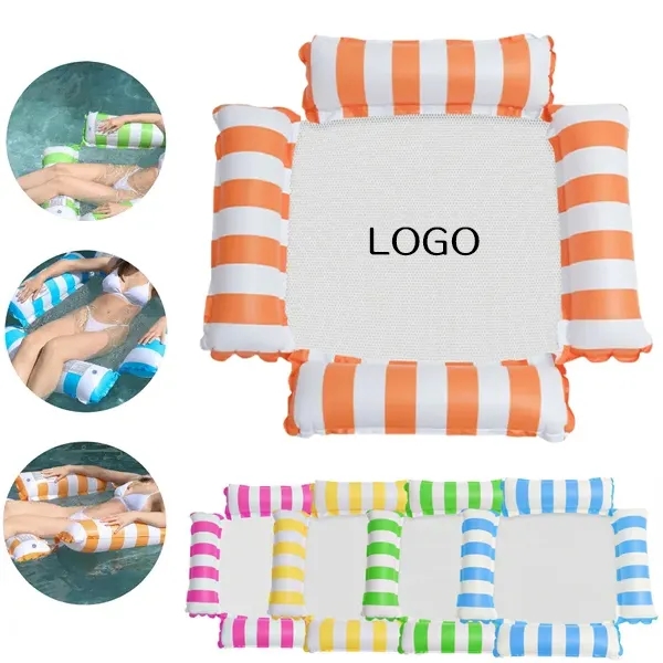 Inflatable Pool Lounger with Mesh Seat 2