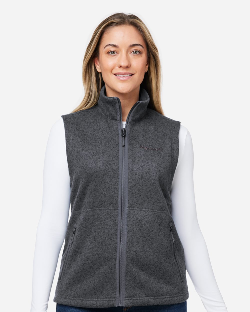 Women's Drop Line Fleece Vest - M16251 15