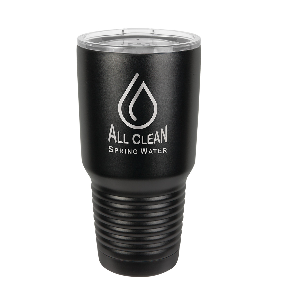 Black Stainless Steel 30 oz No Ring Tumbler 2