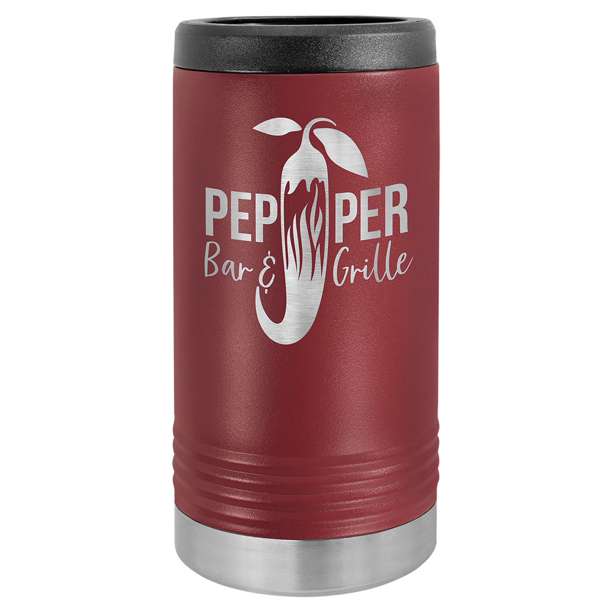 Polar Camel Maroon Slim Beverage Holder 3