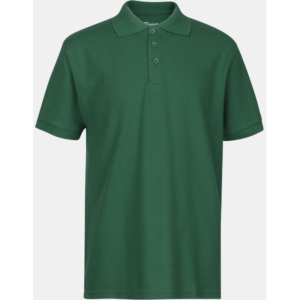Youth Polo Shirts - Hunter Green Size 14/16 (L) 2