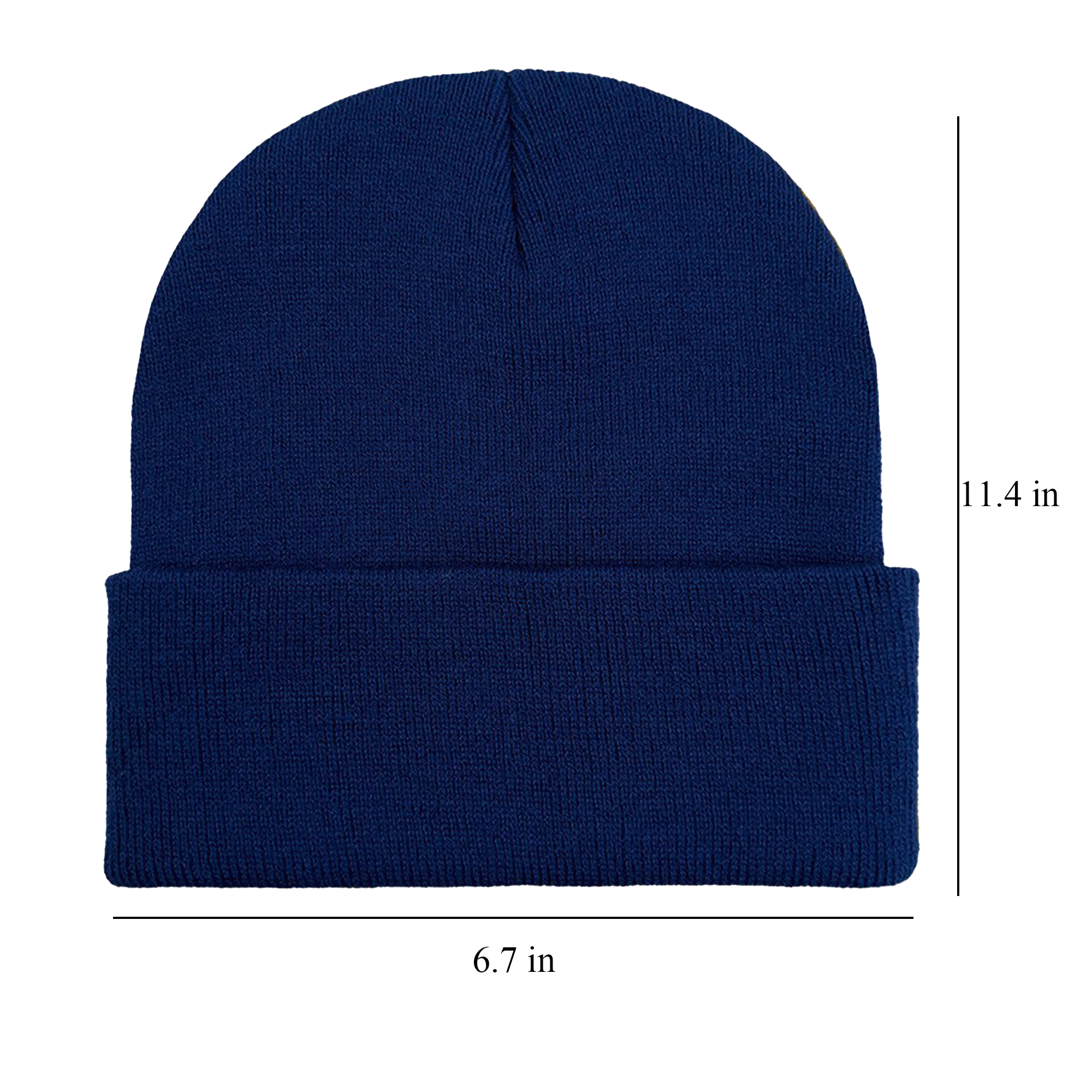 Custom Knit Acrylic Beanie Hat 2