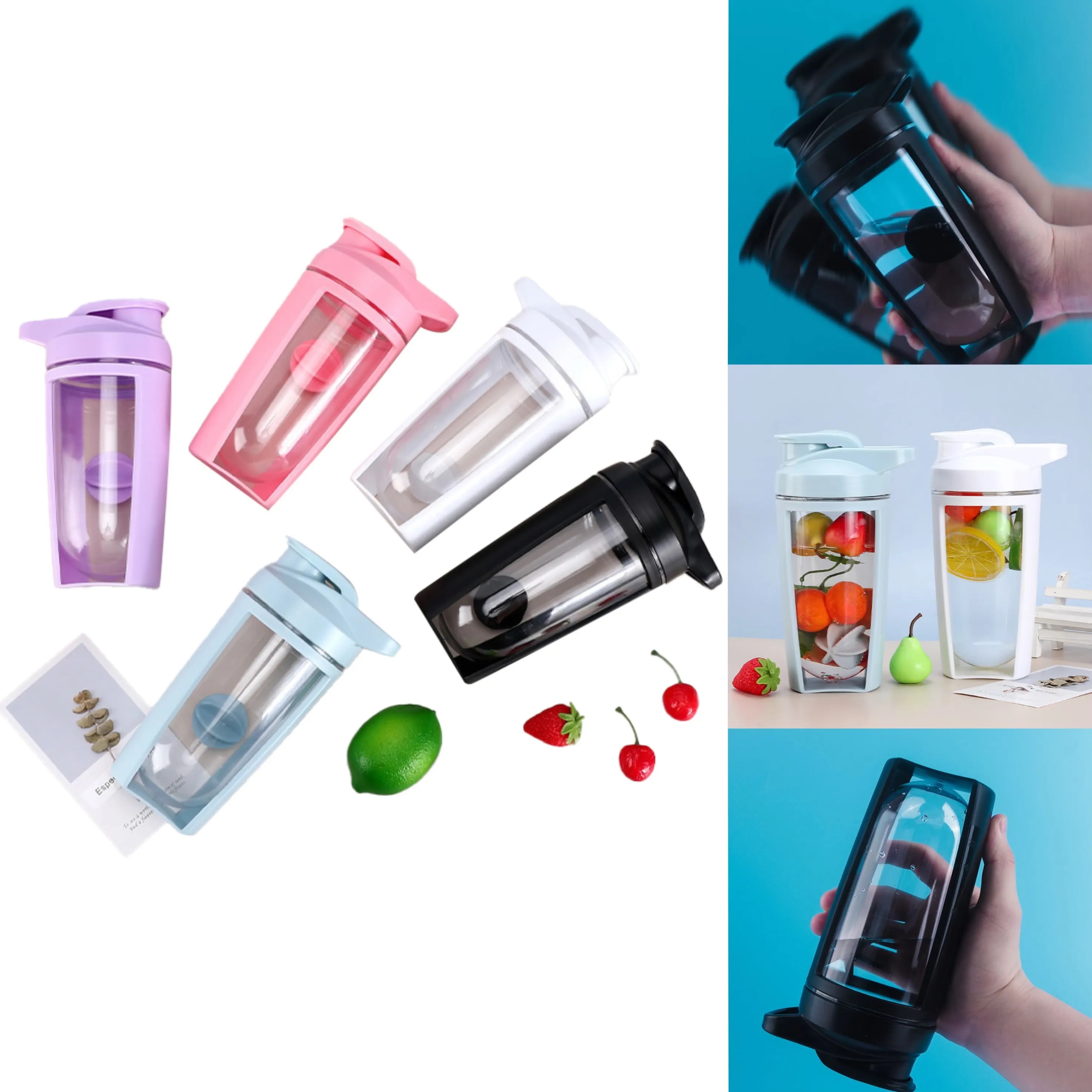 Fitness protein powder shake bottle 5