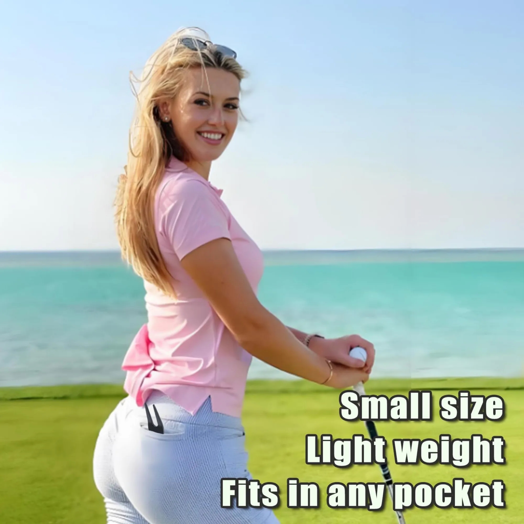 Golf Divot Repair Tool Pocket Size Portable Cleaner 4