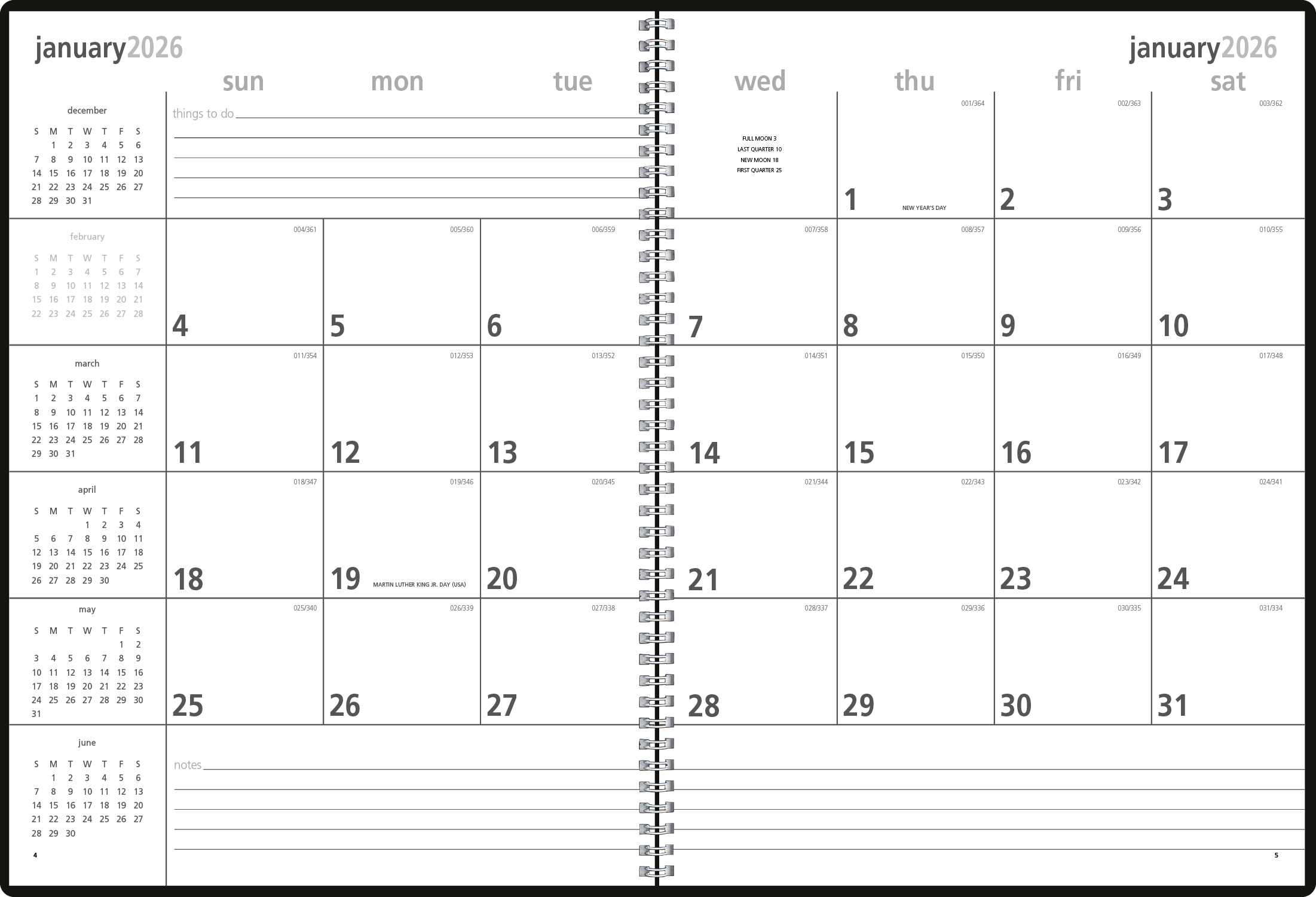Triumph® Calendars Monthly & Weekly Planner 26