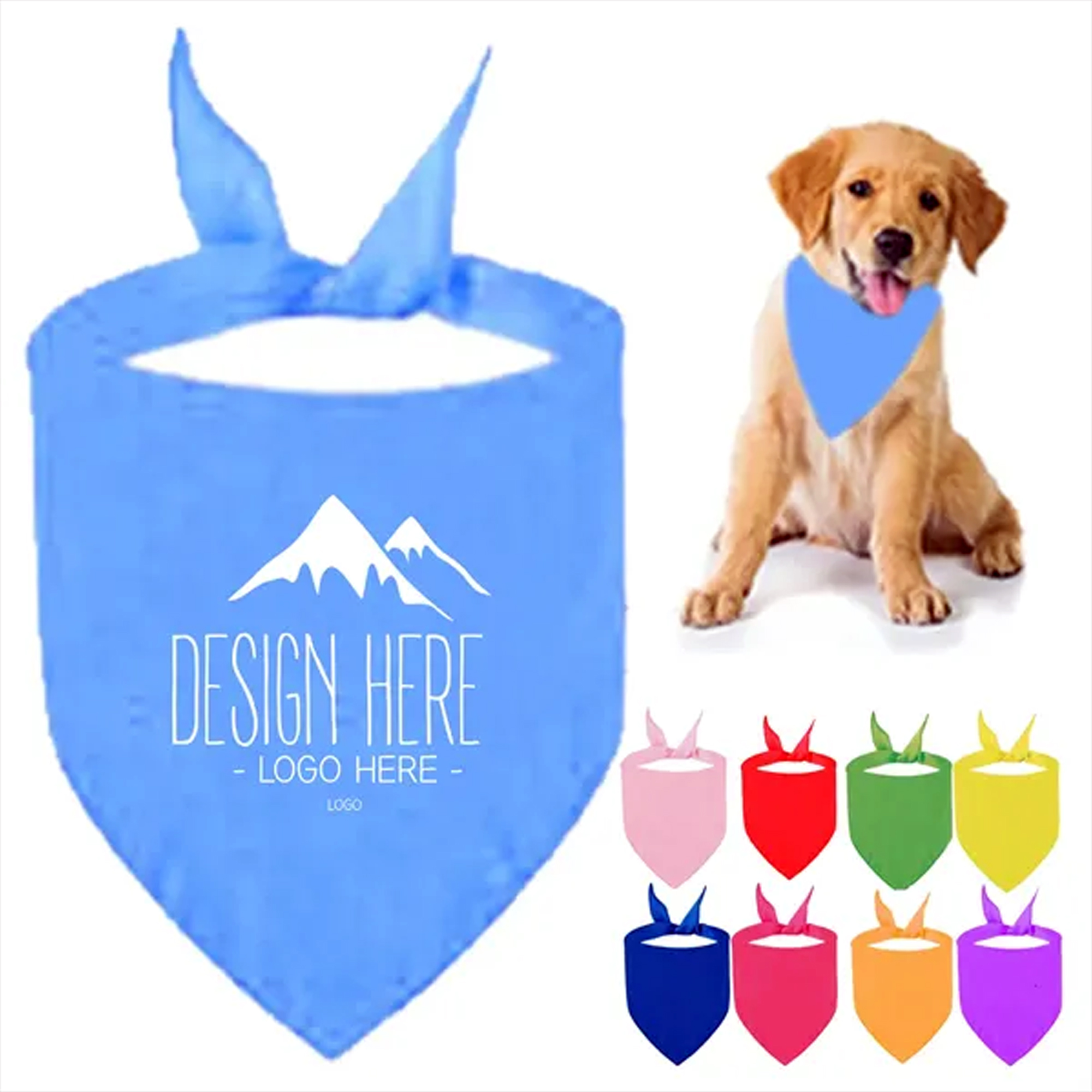 Full Color Dog Bandana Collar ?C MOQ 50pcs 2