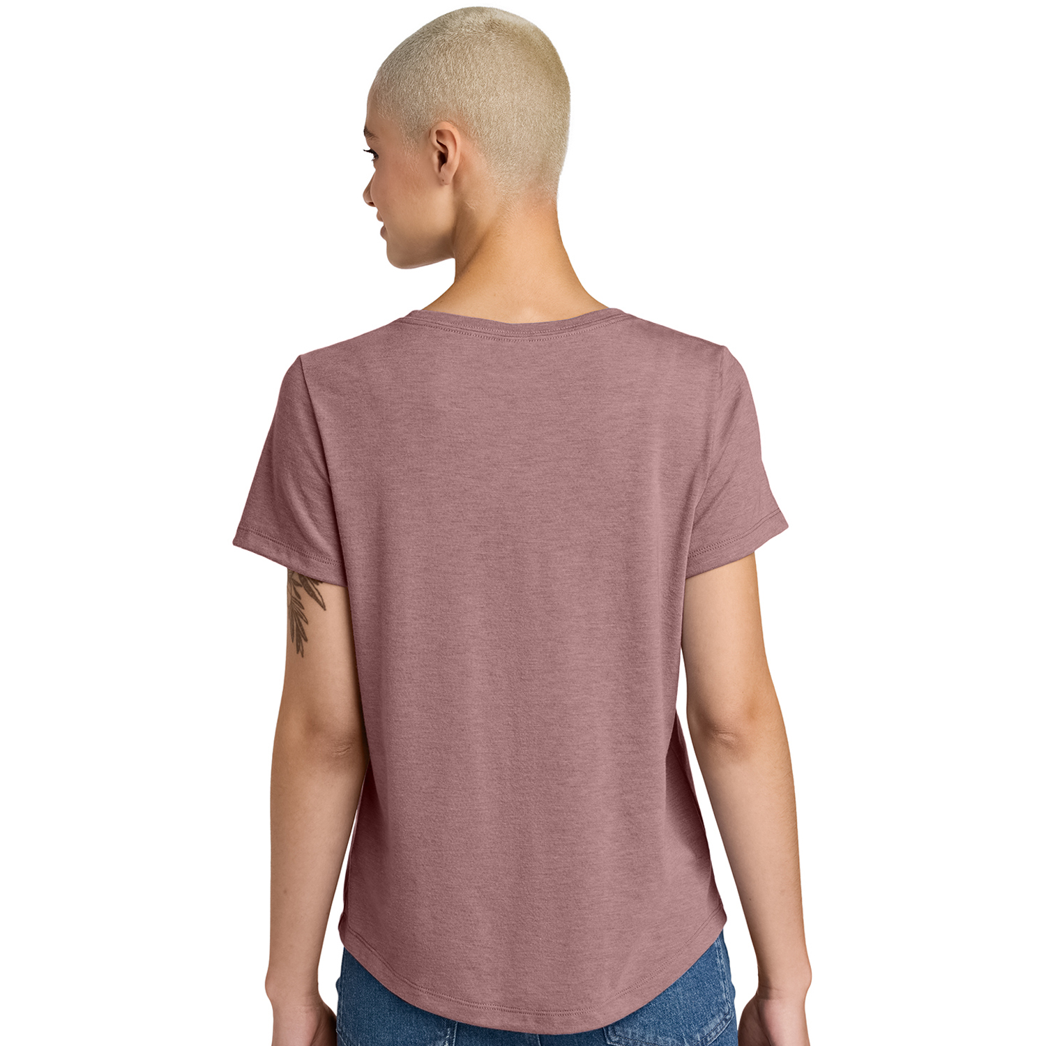 Allmade® Women's Relaxed Tri-Blend Scoop Neck Tee 3