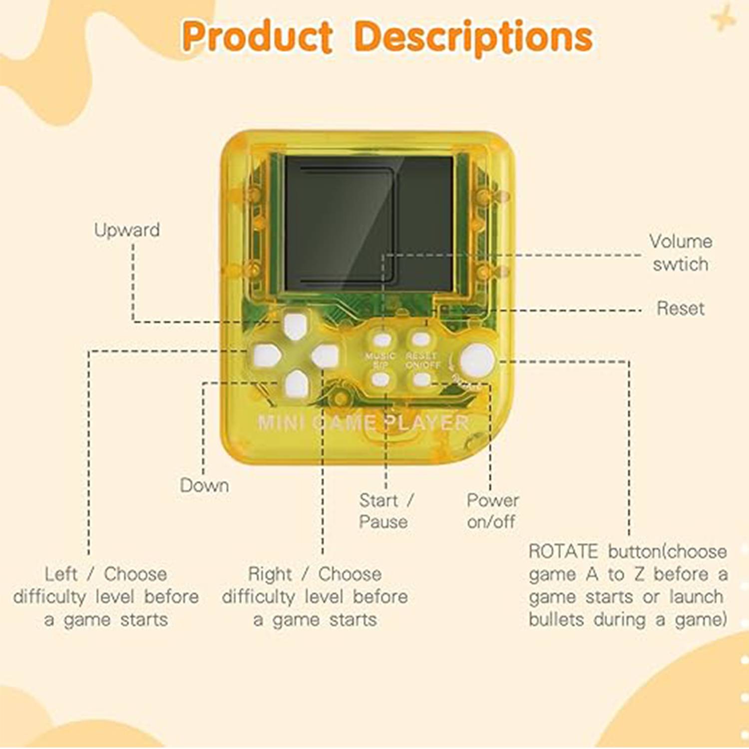 Portable Mini Game Players-On-the-Go Entertainment 5