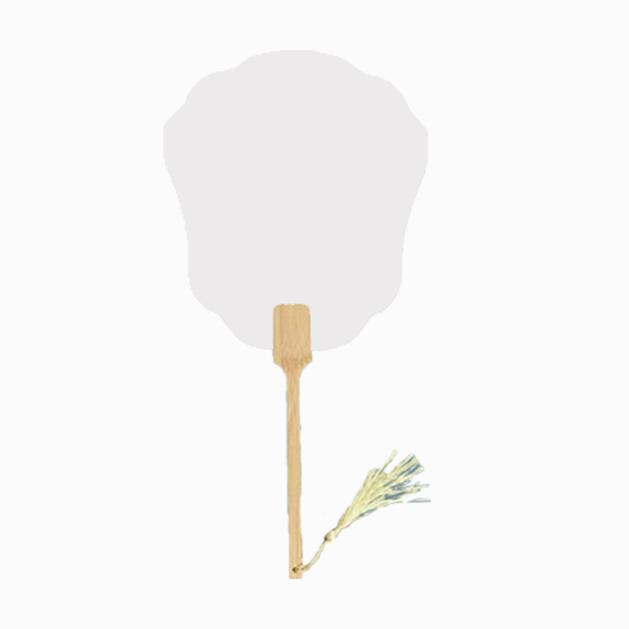 Artistic Lacquer Fan with Blank Canvas 14