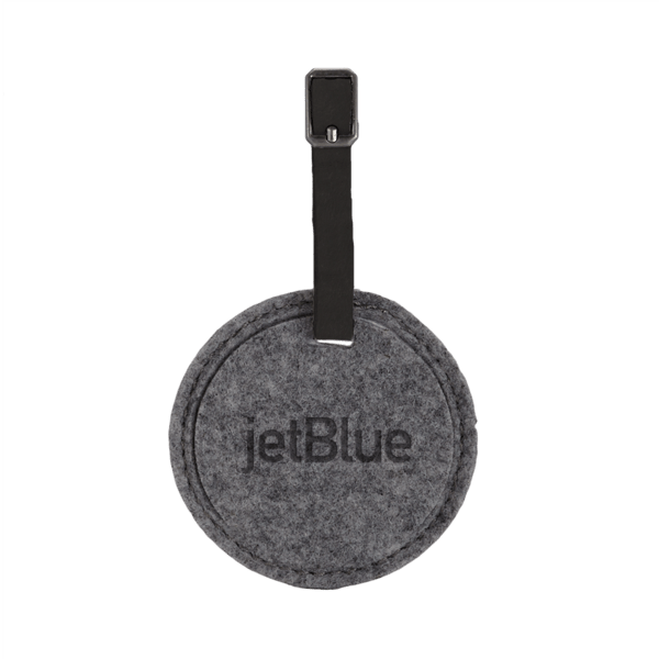 Juniper Felt Round Luggage Tag 15