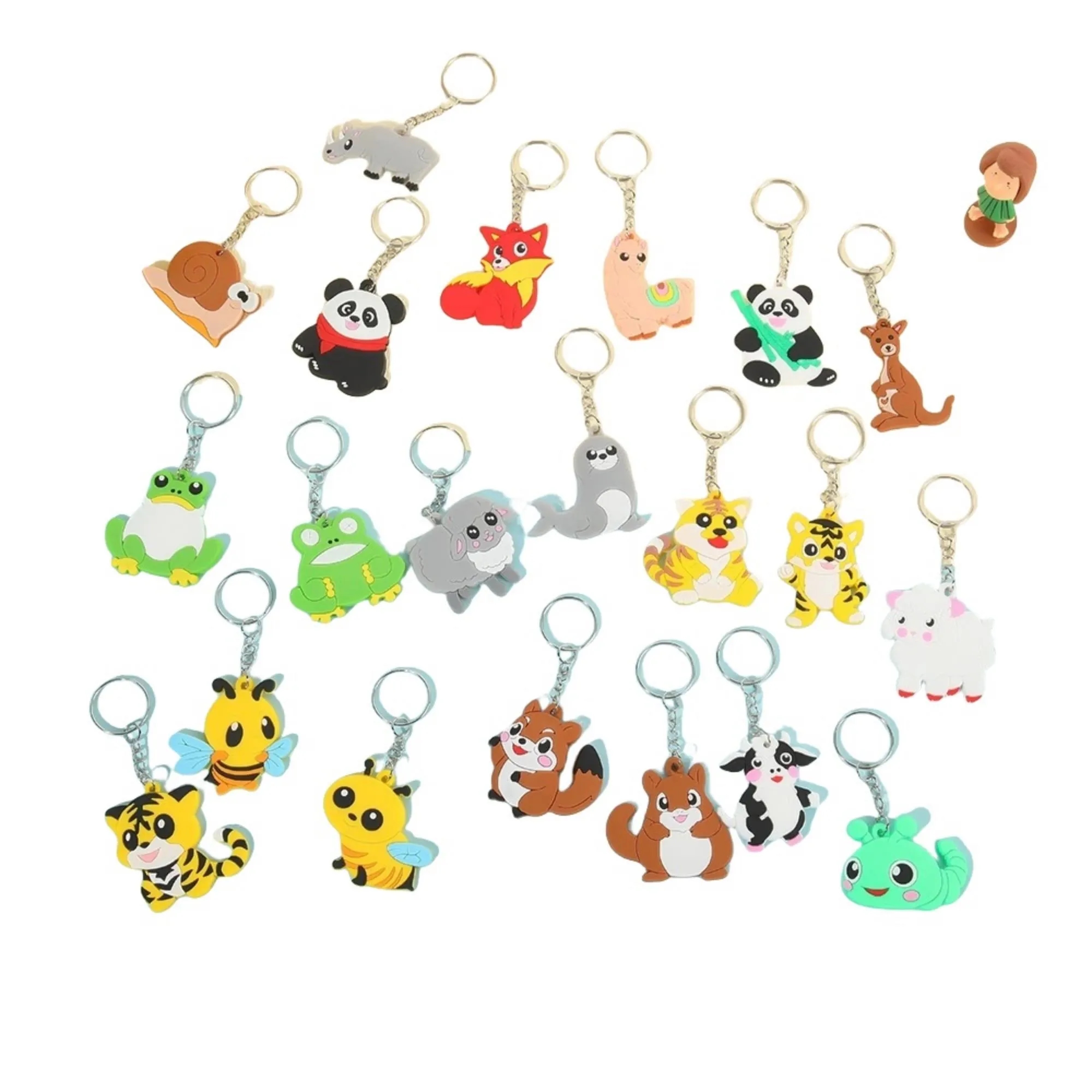 Custom 2D PVC Keychain 1.5"Dia 2