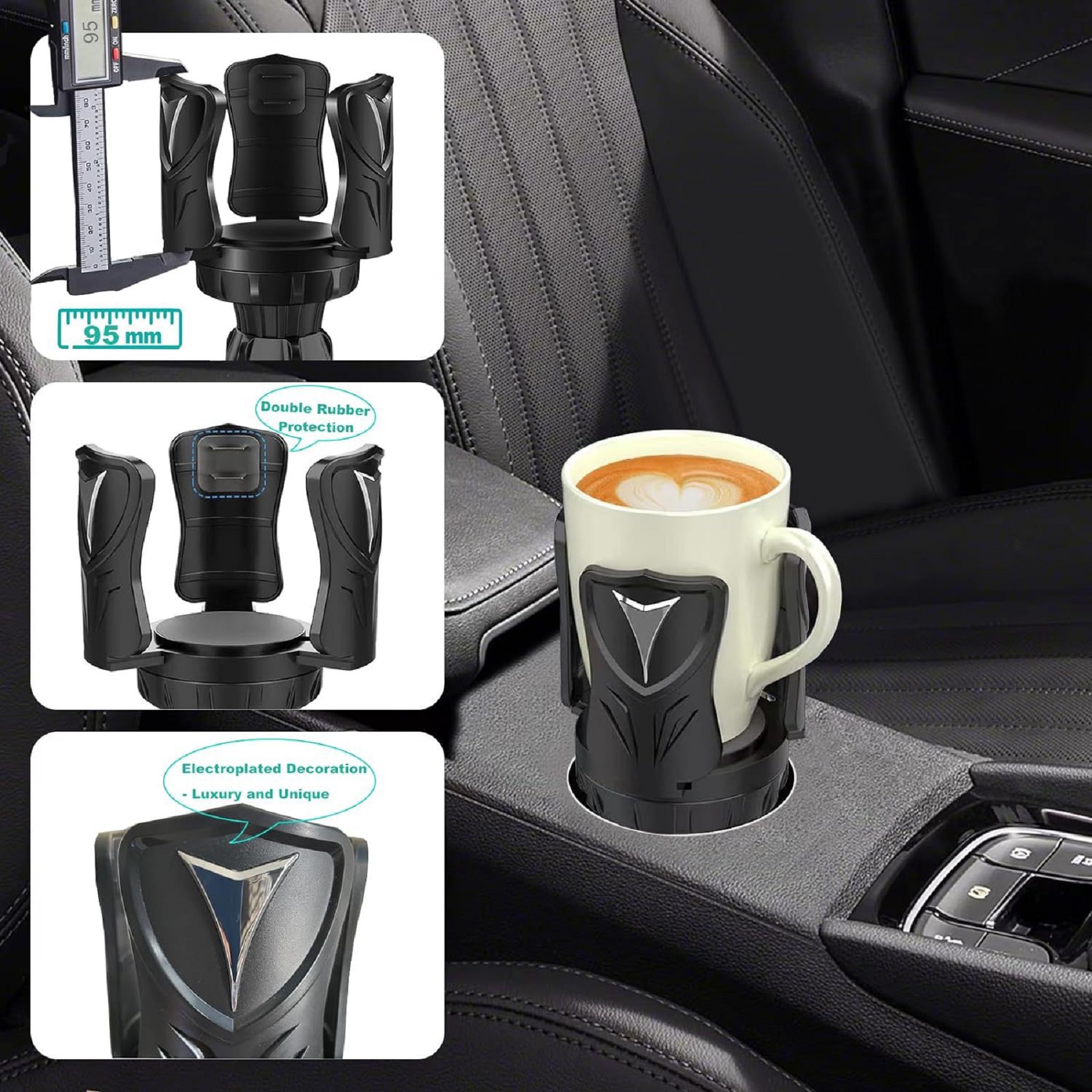 Automatic Car Cup Holder Expander 3